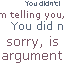 argument